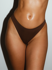 FULL COVERAGE SCULPTING BRIEF CHOCOLATE