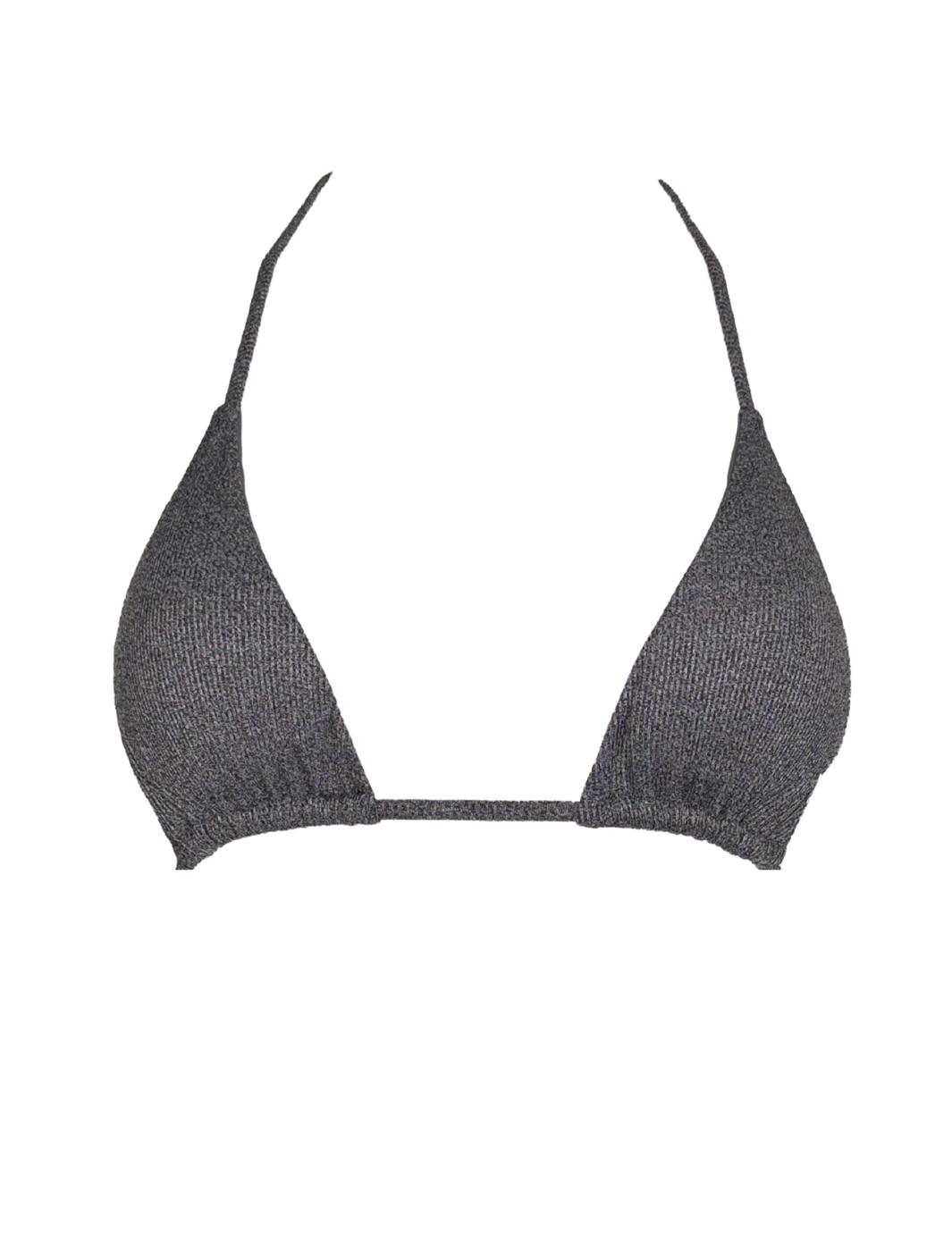 JERSEY STRING TOP CHARCOAL