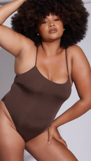 CAMI ONE PIECE CHOCOLATE