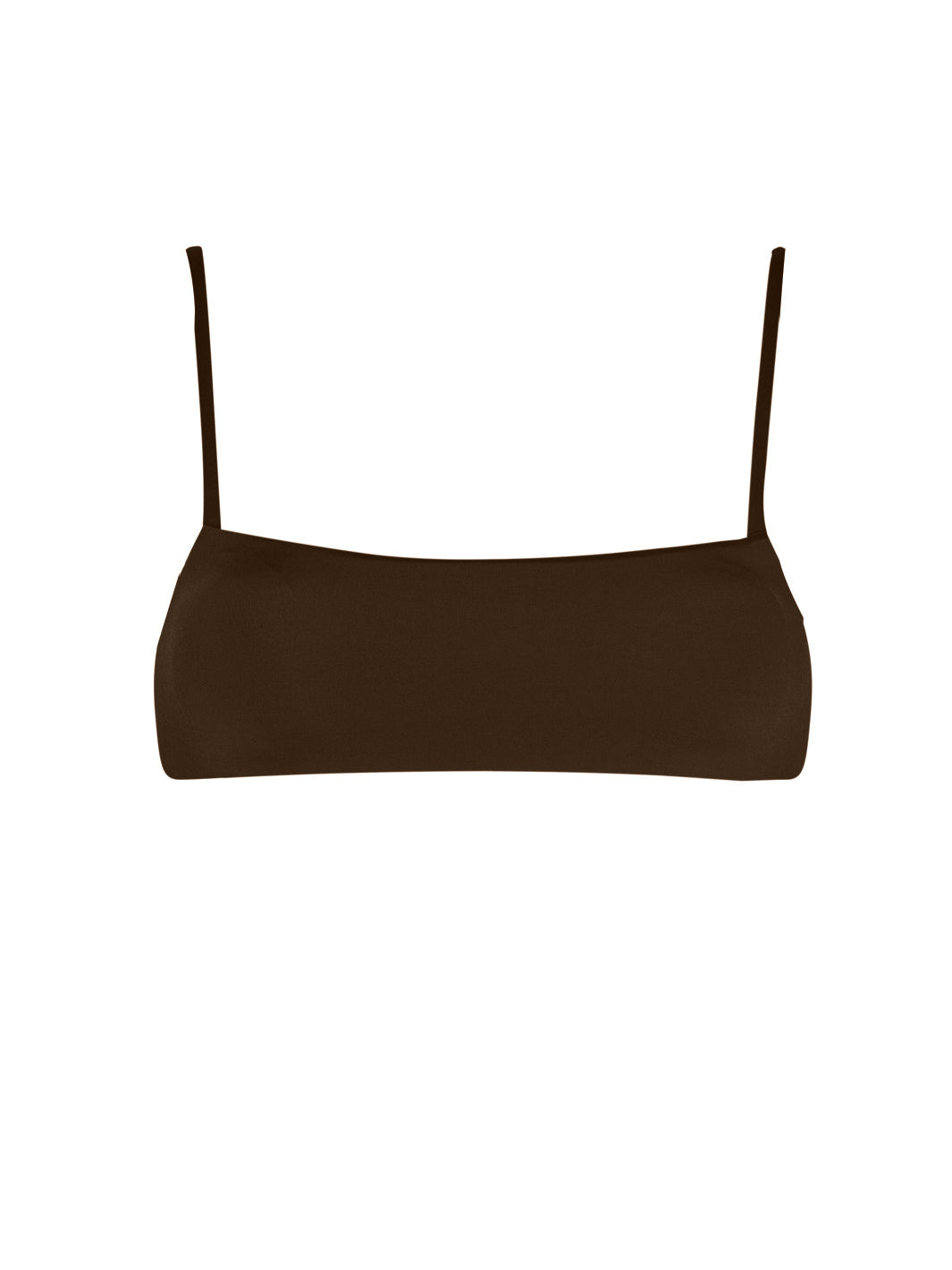 CAMI CROP CHOCOLATE