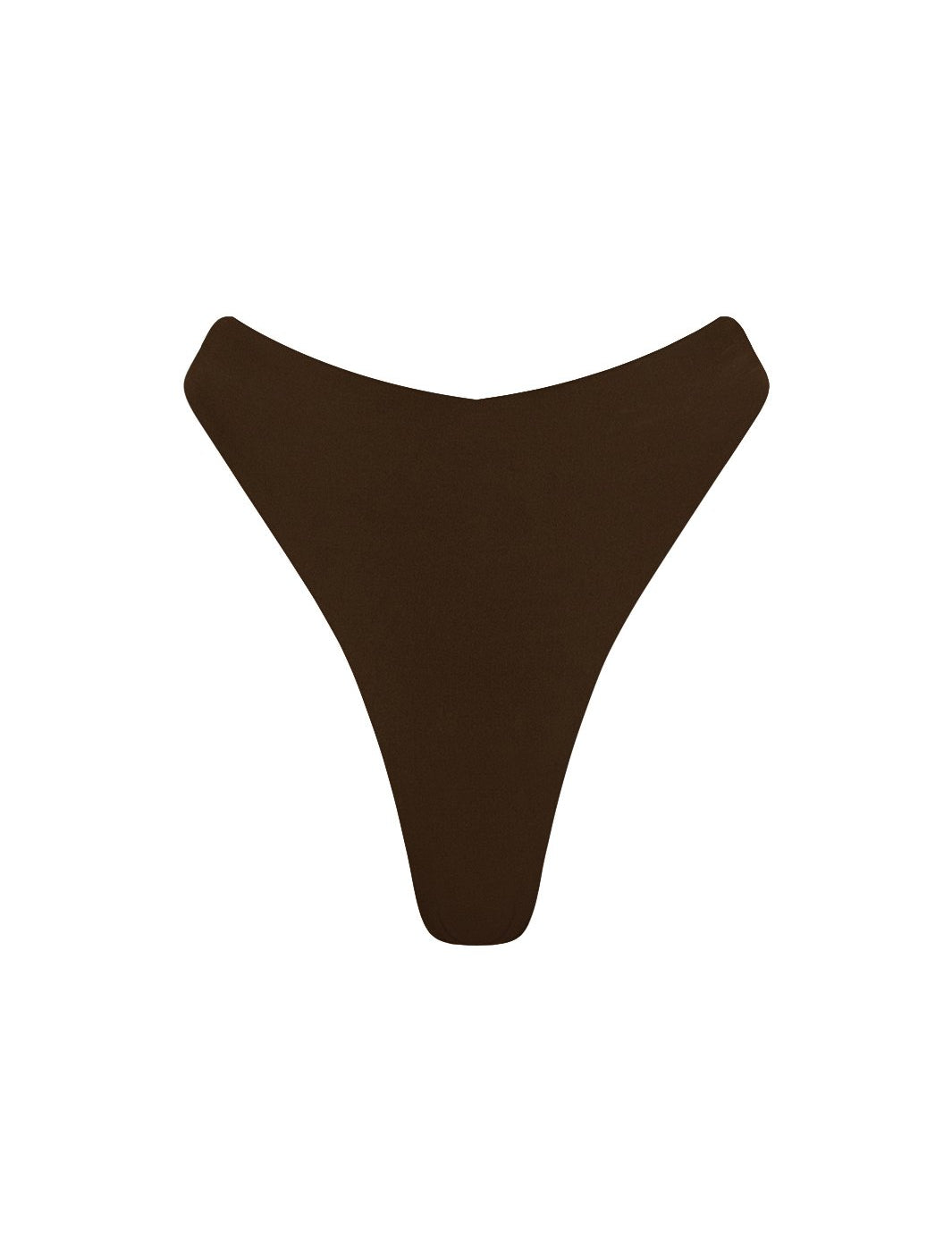 HIGH WAISTED COMPRESSION BRIEF CHOCOLATE