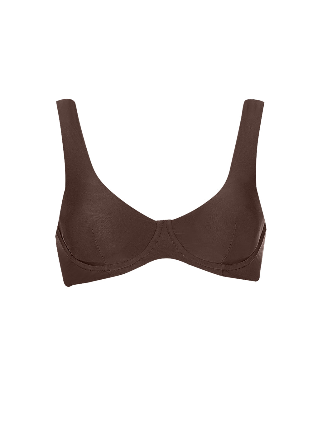CURVE UNDERWIRE BRA CHOCOLATE