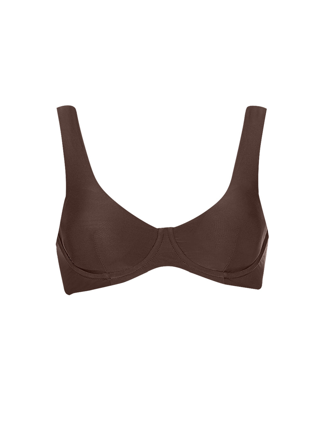 CURVE UNDERWIRE BRA CHOCOLATE