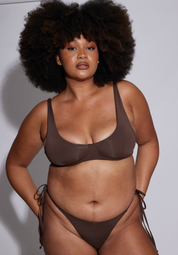 CURVE UNDERWIRE BRA CHOCOLATE