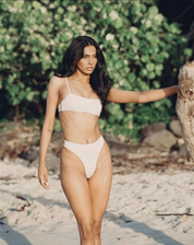 HIGH WAISTED COMPRESSION BRIEF BONE